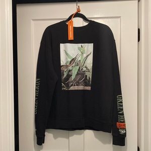 Heron Preston Green Heron Crewneck Sweatshirt Size Small (Medium)